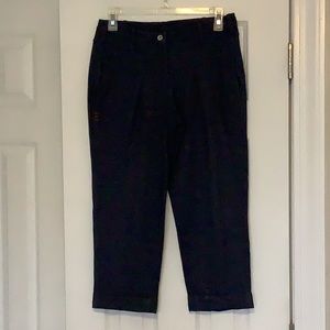 Nike golf capris, navy blue, denimish, size 4
